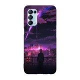 Husa compatibila cu Oppo A54 5G, Viceversa, model Wish Your Name, Silicon, TPU, Transparent, Carcasa