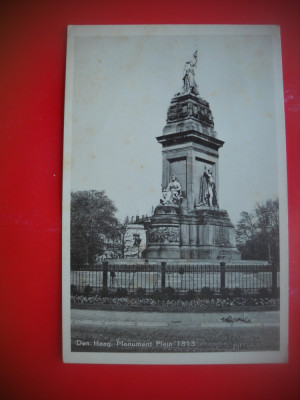 HOPCT 96513 MONUMENTUL PLEIN 1813 DEN HAAG 1960-OLANDA-STAMPILOGRAFIE-CIRCULATA foto