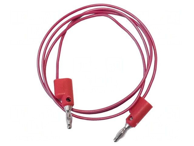 Cablu de măsurare 5A mufă banană 4 mm roșu