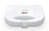 Sandwich Maker Tesla SM100W, 750W, Alb - Prajitor Paine, Placi Antiaderente, Indicator Luminos, Sistem Siguranta