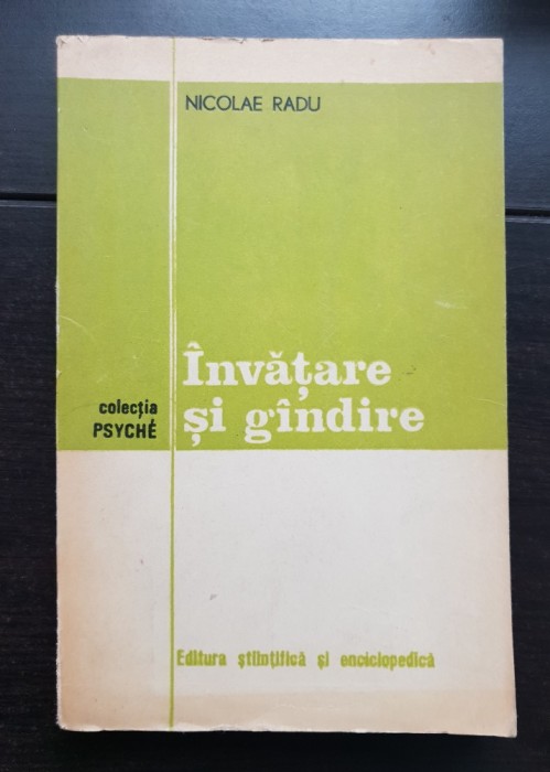 &Icirc;nvățare și g&acirc;ndire - Nicolae Radu