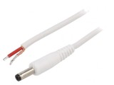 Cablu Alimentare Alb 1.5m 1x1mm2 DC 4.8/1.7