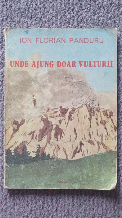 Unde ajung doar vulturii, Ion Florian Panduru, ed Facla 1988, 100 pag