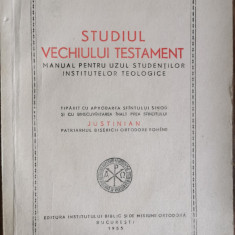 Studiul Vechiului Testament. Manual pentru uzul studentilor Institutelor teologice (1955) - Justinian