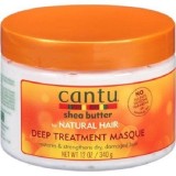 Mască tratament profund, Cantu, Natural Shea Butter, Reparare, Hidratare Intensă, Hrănire, 340 g