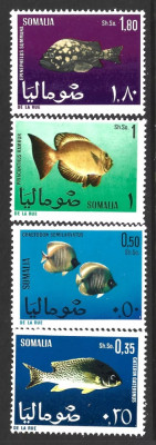 SOMALIA-1967=Pesti-Serie de 4 timbre MNH foto