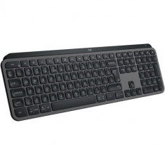Tastatura Wireless Logitech MX Keys S, Iluminare, 2.4GHz&Bluetooth,USB-C, US INTL Layout (Gri)
