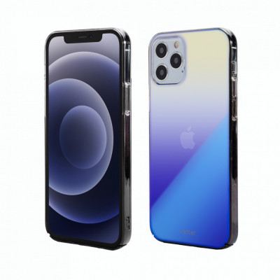 Husa Vetter Smart pentru iPhone 12 Pro, 12, Smart Case Aurora, Slim, Negru foto