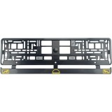 Set 2 bucati, suport numar inmatriculare Carbon, MAN II