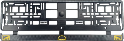 Set 2 bucati, suport numar inmatriculare Carbon, MAN II foto