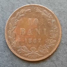 10 Bani "Carol I" 1867, Romania - A 3529