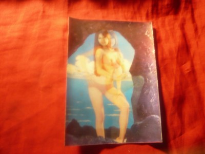 Ilustrata sexy -relief Japonia - cca 1976 foto