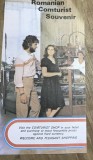 TRM3 Pliant Vechi Comturist Souvenir Romania Comunista, Brosura Reclama Epoca Shop Valuta Ont Carpati, Colectie Vintage Rar