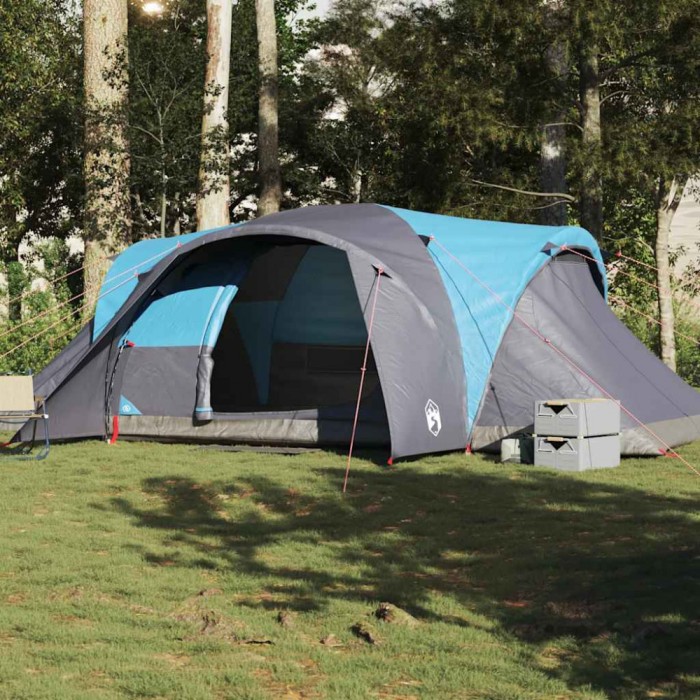 vidaXL Cort de familie cupolă, 6 persoane, albastru, impermeabil 4009468