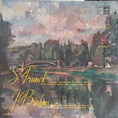 Disc vinil, LP. SONATA FOR VIOLIN AND PIANO IN A MAJOR-DAVID OISTRAKH, SVIATOSLAV RICHTER-287415