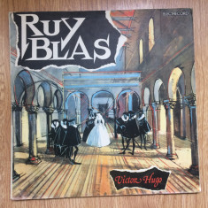 Ruy Blas Victor Hugo dublu disc vinyl 2 LP dramatizare electrecord EXE 03280 NM