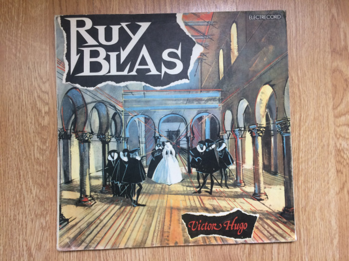 Ruy Blas Victor Hugo dublu disc vinyl 2 LP dramatizare electrecord EXE 03280 NM