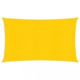 Gossi panza parasolar, galben dreptunghiular 4x7 m, hdpe, 160 g/m2