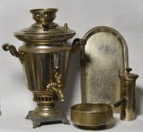Samovar vechi nichelat A. Morozov - Tula Imperiul Rus / Rusia - cca.1900