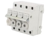 Separator cu Fuzibil 10x38mm 20A 400V 4P pentru Șină DIN