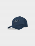 Șapcă cu cozoroc strapback pentru băieți - bleumarin, 4F Sportswear