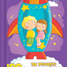 100 de povești de adormit copii. 50 de jetoane față-verso - Hardcover - Claire Bertholet - Didactica Publishing House