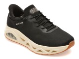 Cumpara ieftin Pantofi sport SKECHERS negri, UNO GLIDE-STEP, din material textil