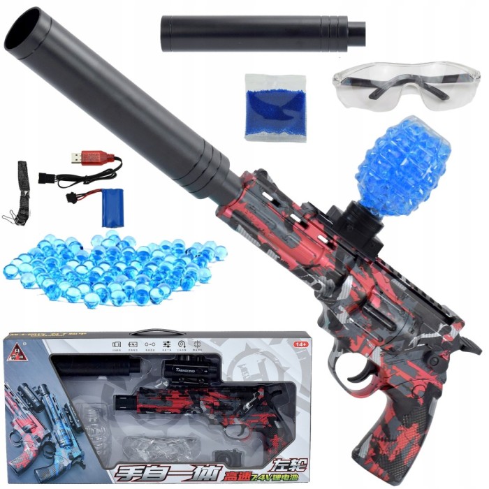 PATRONE AUTOMATE SIGURE CU BILE DE GEL PENTRU PUȘCĂ REVOLVER MARE