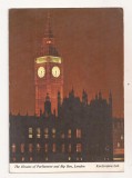 FA104 -Carte Postala- London, House of Parliament and Big Ben, circulata 1976