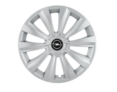 Set 4 capace roti Delta cromat R15 pentru gama auto Opel foto