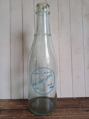 NI580 Sticlă de răcoritoare IJPAM Reșița, perioada comunistă foto