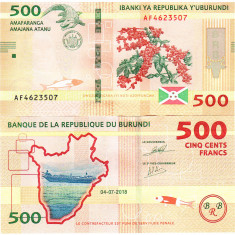 Burundi 500 Franci 2018 P-50 UNC