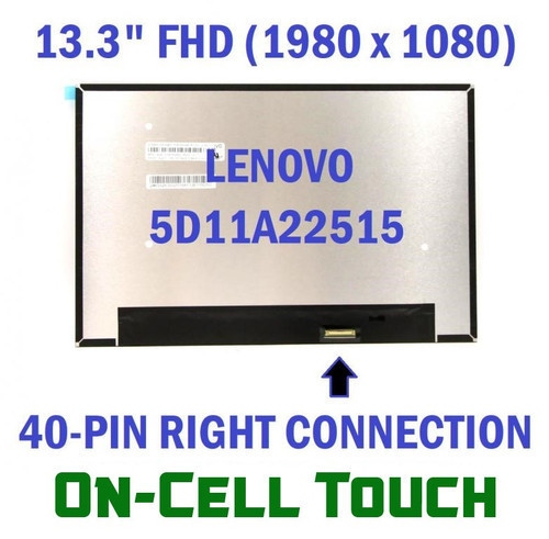 Display Laptop, Lenovo, ThinkPad L13 Gen 4 Type 21FG, 21FH, 21FN, 21FQ, 5D11H80308, R133NW4K R0, 13.3 inch, LED, FHD, IPS, conector 40 pini, one cell