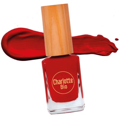 Lac VEGAN unghii, acoperire perfecta si de lunga durata Rouge Parfait Charlotte Bio foto