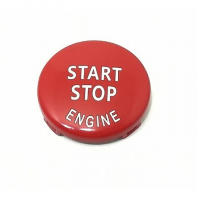 Capac buton rosu start-stop BMW E60 E61 E70 E71 E83 E84 E87 E89 E90 E91 E92 E93 foto
