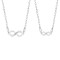 Ines - Set coliere personalizate infinit cu nume din argint 925