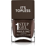 Nails Inc. It&rsquo;s Topless lac de unghii sub forma de gel pentru un efect de lunga durata culoare Kourtney 14 ml