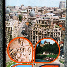 ONT Carpati Anii '70-'78.Pliant turistic in limba germana Bukarest-Rumänien.
