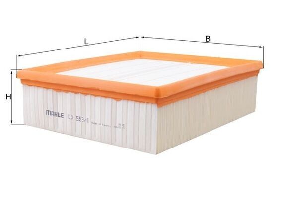 MAHLE LX 593/1 Filtru aer