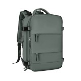 Rucsac de Calatorie pentru Avion, City Break, Impermeabil, port USB, pana la 35 L, Kaki, OBRALIX&reg;