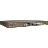 TENDA 24PORT GIGABIT L3 MANAGED SWITCH &quot;TEG5328P-24-410W&quot; (timbru verde 2 lei)