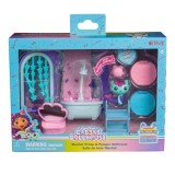 Set de joaca Gabbys Dollhouse, MerCat Primp si Pamper Bathroom, 20150210
