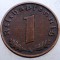 2.737 GERMANIA 1 REICHSPFENNIG 1938 A