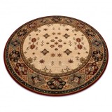 Covor de l&acirc;nă Omega cerc TAROS oriental rudy 2 teracotă, cerc 200 cm