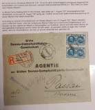 Romania 1927 - Scrisoare circulata,GALATI-GERMANIA agentie D.D.S.G.