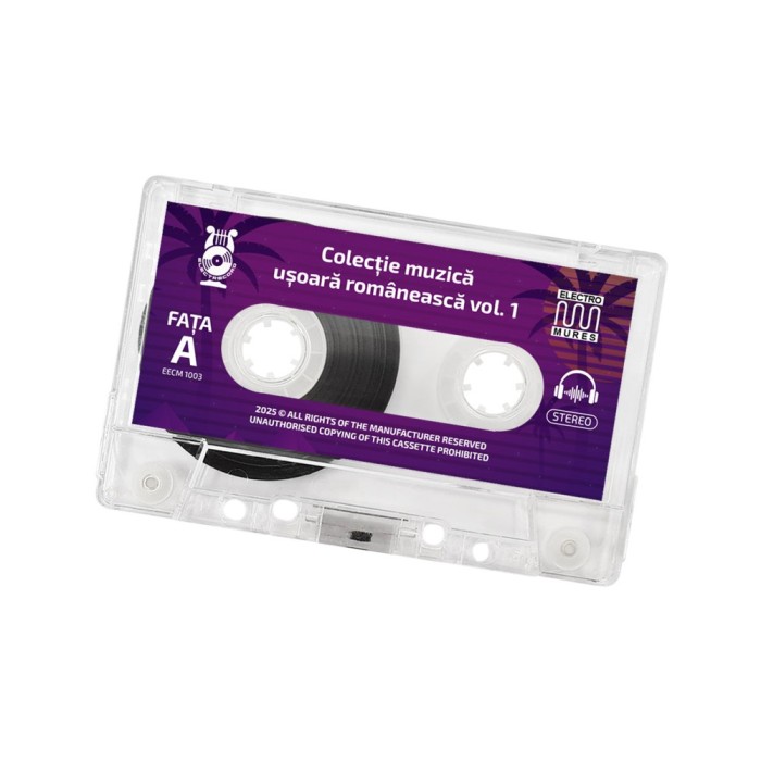 Caseta audio Colectie muzica usoara romaneasca vol.1 produsa de Electromures si Electrecord EECM 1003 ProDesign DailyAppliances