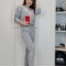 A706-182 Trening casual cu broderie in 2 piese