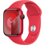 Cumpara ieftin Apple Watch S9, Cellular, 41mm, Red Aluminium Case, Red Sport Band, S/M