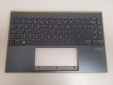 Carcasa superioara cu tastatura palmrest Laptop, Asus, ZenBook 13 UM325U, UM325UA, UM325UAZ, 90NB0VQ1-R31UI0, iluminata, layout US