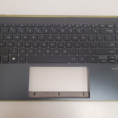 Carcasa superioara cu tastatura palmrest Laptop, Asus, ZenBook 13 UM325U, UM325UA, UM325UAZ, 90NB0VQ1-R31UI0, iluminata, layout US